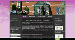 Desktop Screenshot of highfieldscarehomewales.co.uk